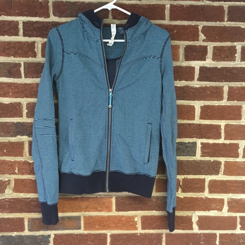Lululemon Striped Hoodie Sweatshirt